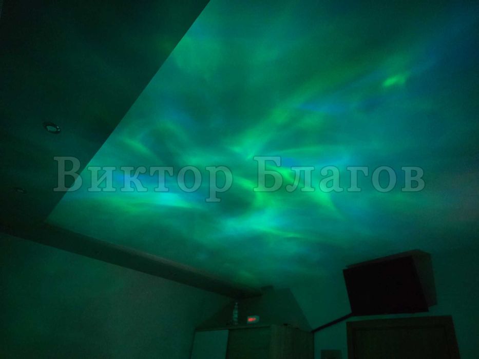 Квадратна лампа проектор - въртяща