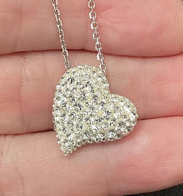 Серебряная цепочка Swarovski