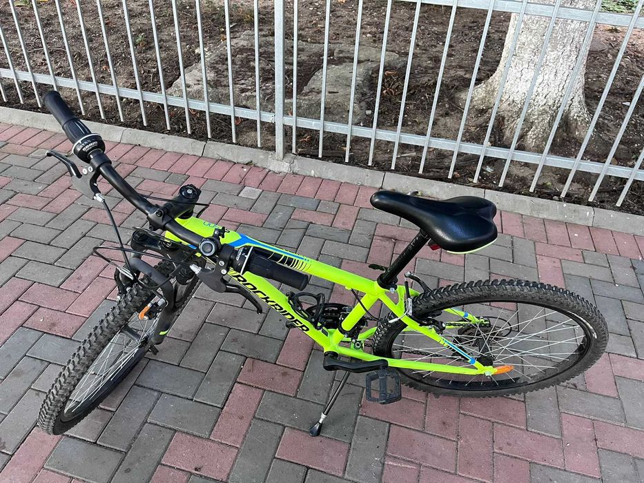 Vand Bicicleta MTB Rockrider ST500 24inch Galben Fluo Copii 9-12 ani
