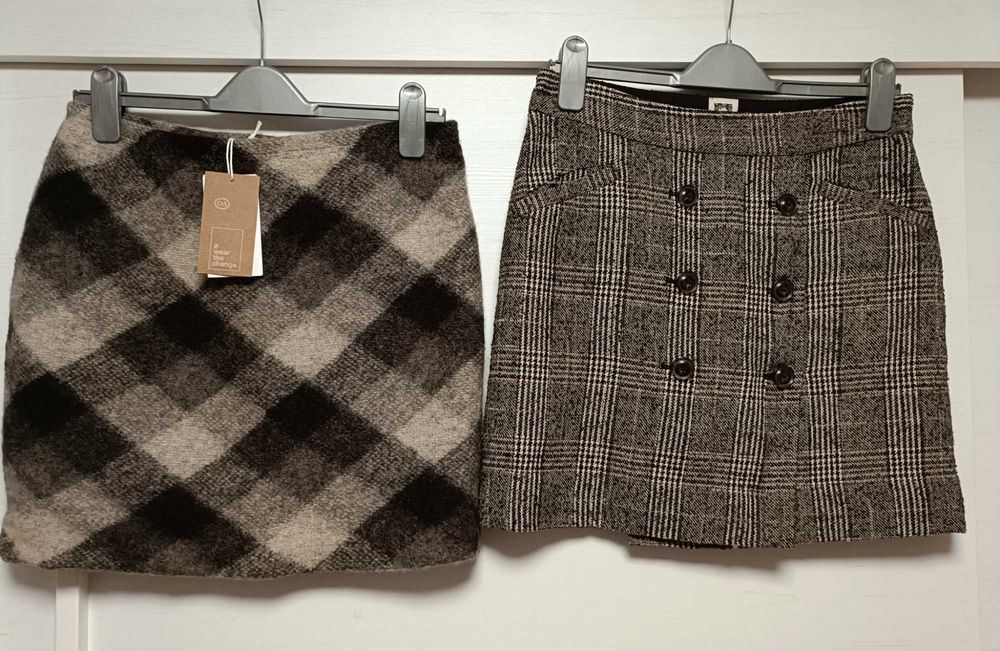 2 fustițe lână C&A cu tricou cadou