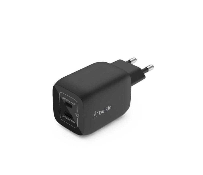 ( Сетевое ЗУ BELKIN 65W Dual USB-C GaN Charger Black