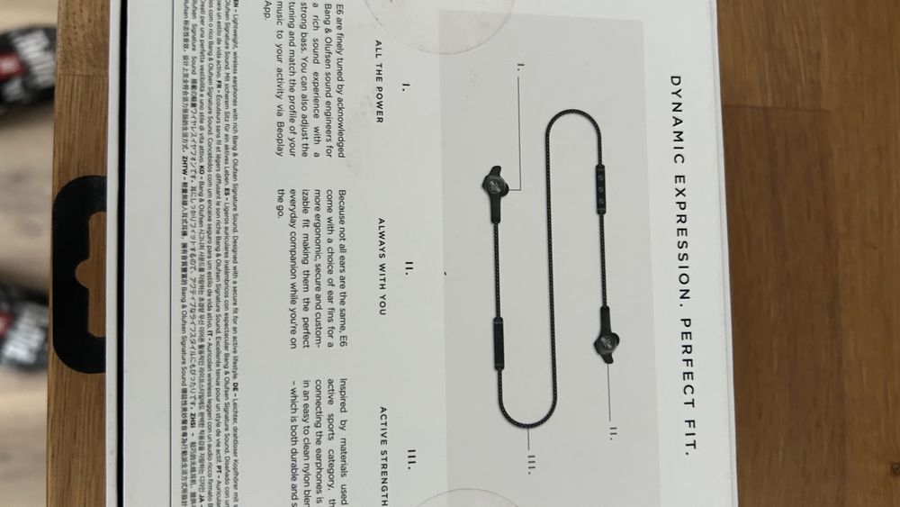 B&O casti beoplay E6 wireless