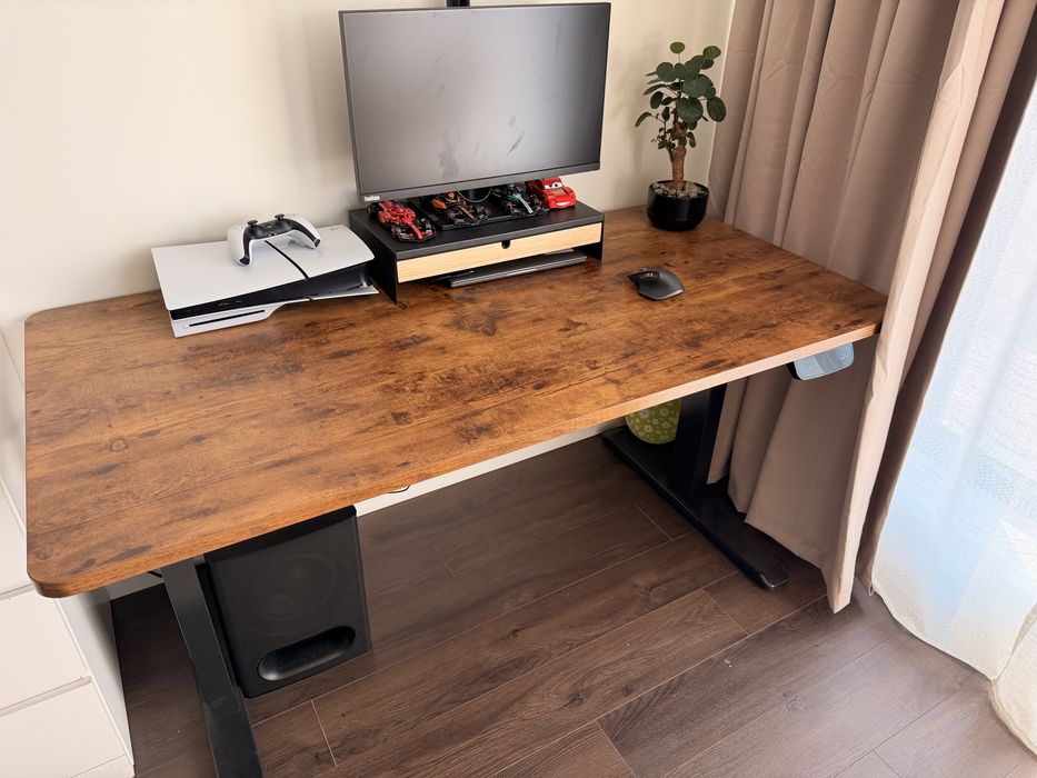 Birou  reglabil 125kg StableDesk 150x75