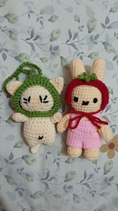 Плюшевая игрушка амигуруми ручной работы