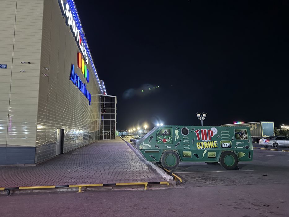 Тир страйкбольный в манеже БТР