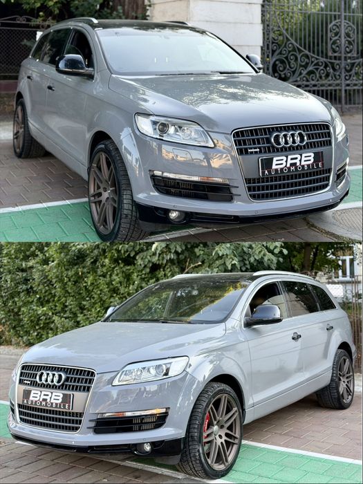 • Audi Q7 2007 • 3.0 Quattro 245 cp / 7 Locuri / Perne / Nardo Grey • Parc Auto • RATE • Garanție •