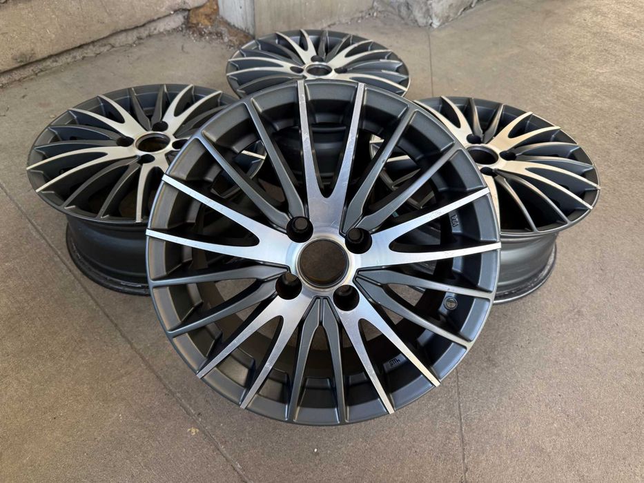 4 бр. алуминиеви джанти MAK 15" 4x100 , централен отвор 72, ET35, 6.5J