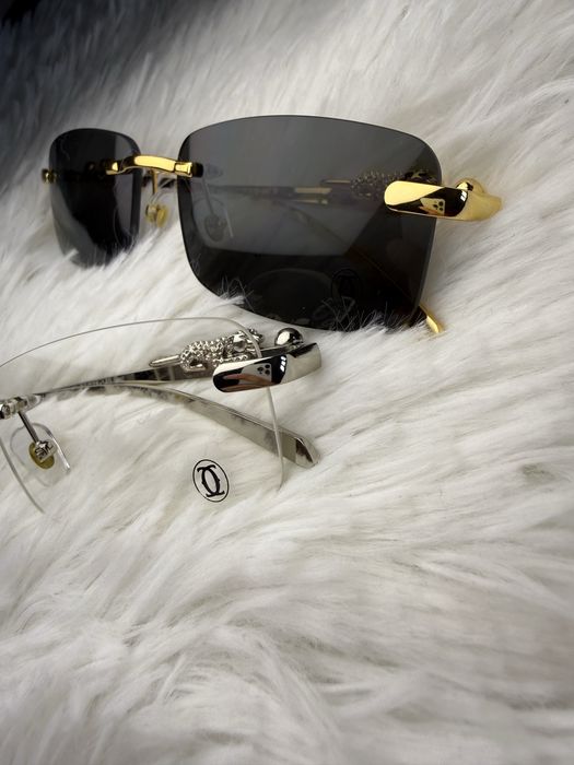 Cartier panther rimless sunglasses/слънчеви очила