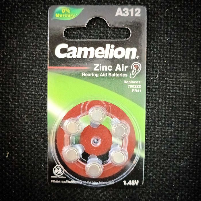 Батарейки для слуховых аппаратов