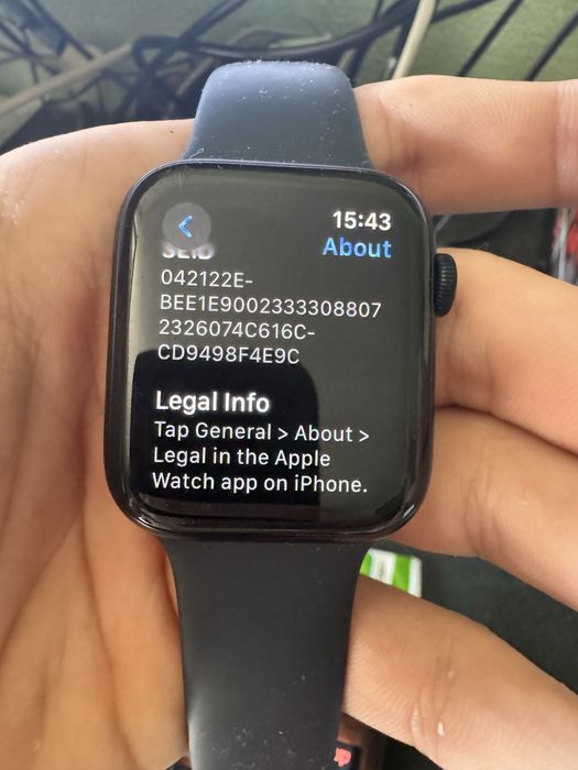 Apple Watch SE (2nd gen) midnight aluminium