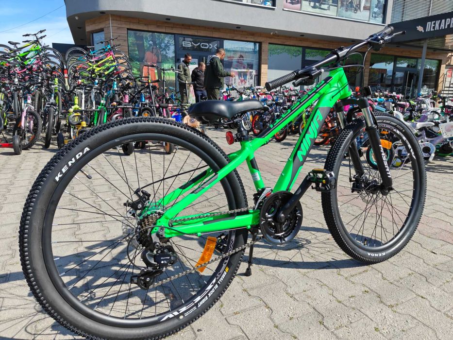 BG Алуминиев велосипед 26" NINJA зелен