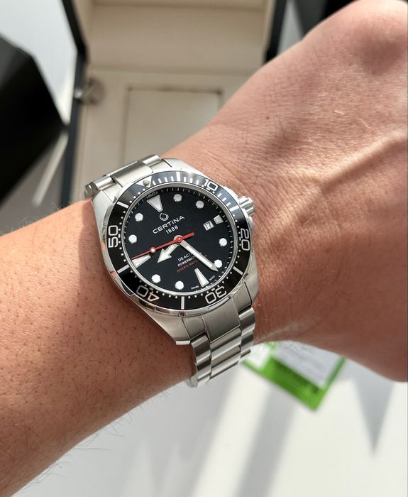 Certina DS Action Diver 43 MM Powermatic 80 negru