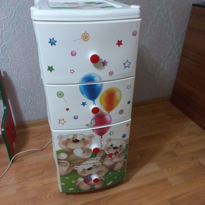 Пластиковый комод "Мишки"