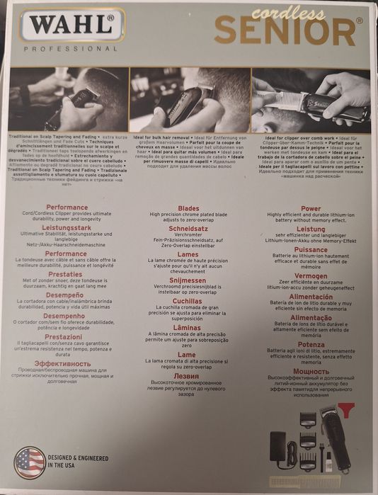 Mașina de tuns profesionala Whal Senior ca nouă.