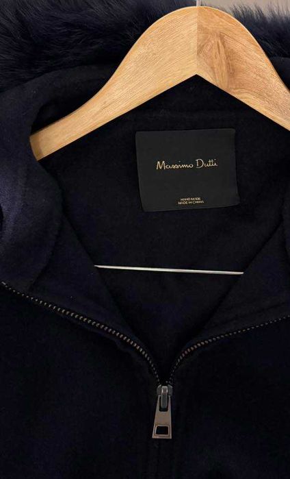 Massimo Dutti вълнено преходно палто, размер S