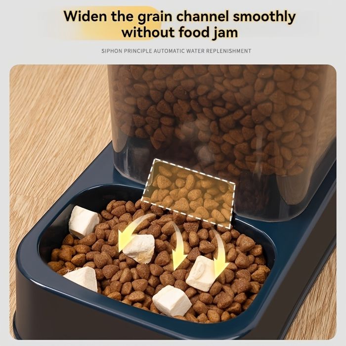 Автоматична хранилка и поилка за кучета и котки