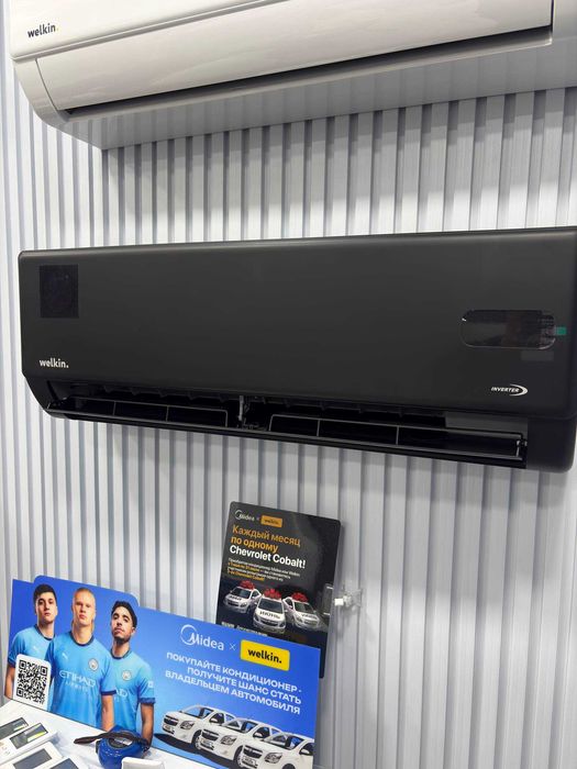 Кондиционер General Black  - 12,000 btu  / Inverter/ wi-fi