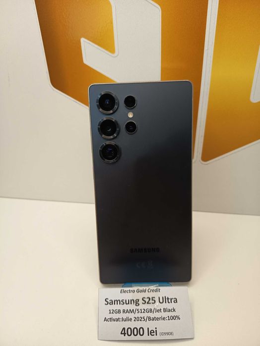 Samsung S25 Ultra 5G 12GB RAM/512GB/Titanium Black/Baterie:100% ID9908