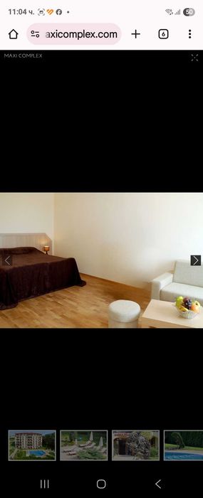 Дава се под наем Едностаен апартамент в к.к. Св.Св. Константин и Елена - 50 кв.м за 510 € - Снимка #1