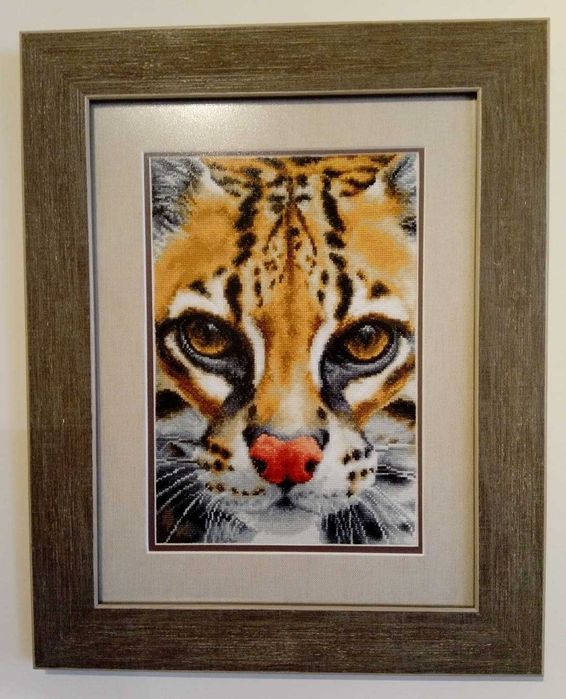 Гоблен "Оцелот" - рамкиран