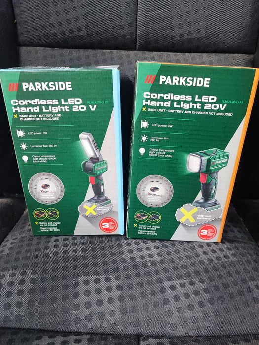 Lanterne Parkside pe acumulator 20v 2 modele