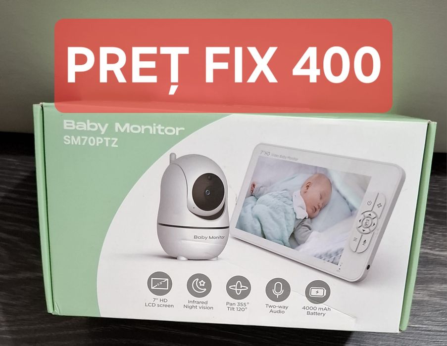 Baby monitor camera audio-video wireless
