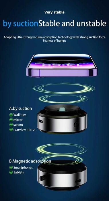 Boneruy X8/X8Q Магнитный и вакуумный держатель двусторонняя адсорбция