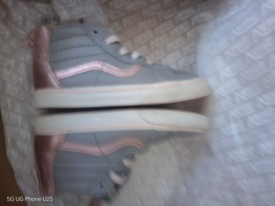 Детски обувки Vans естествена кожа