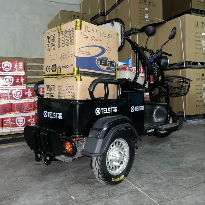 Електрическа триколка TS-750++ CARGO нов модел 2025