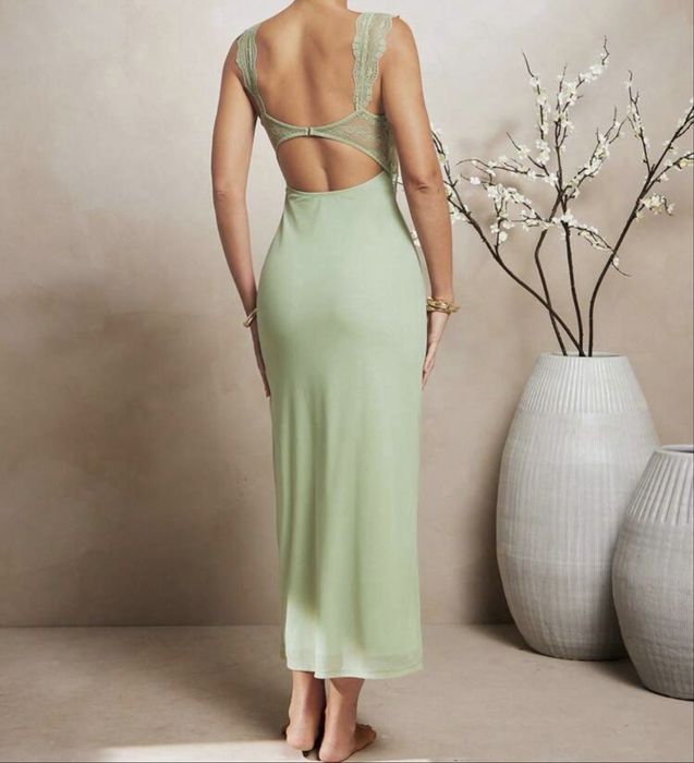 Платье мятное