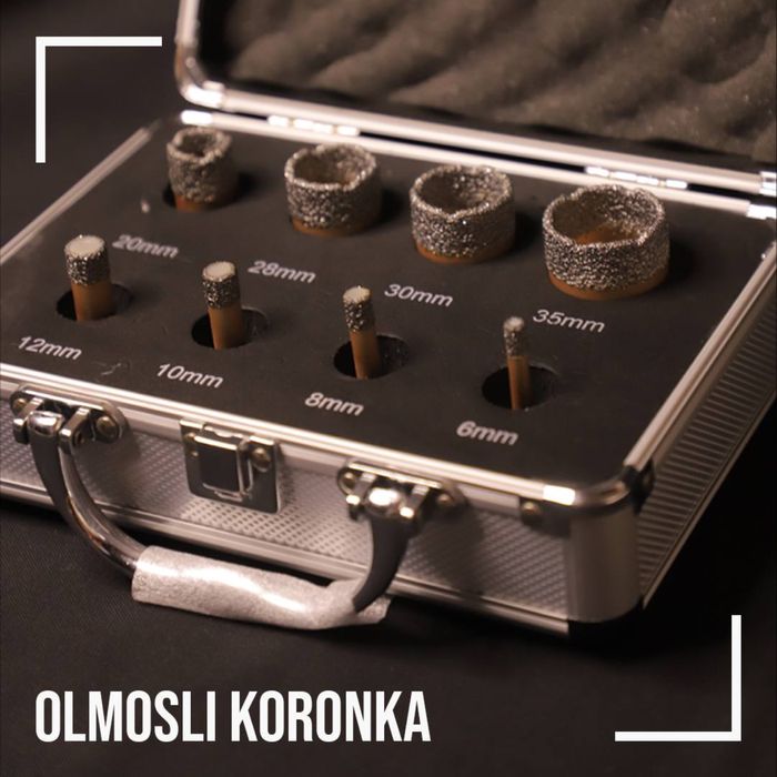 Алмазная коронка по плитке и керамограниту на УШМ