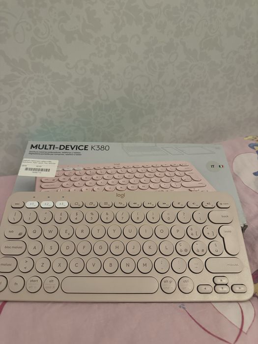 Bluetooth Клавиатура Logitech K380 розова