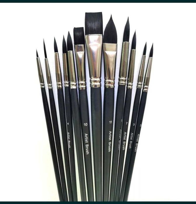 Набор кистей " Worison" для рисования художника из 12  художественных