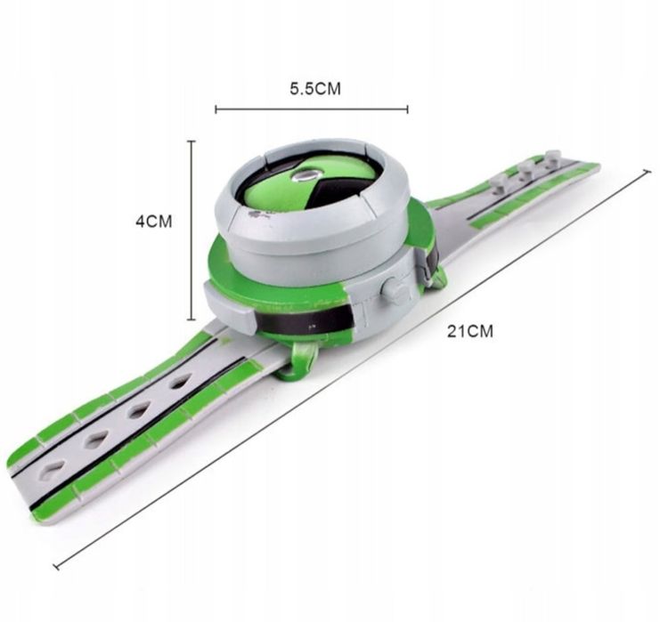 OMNITRIX Ceas proiector Ben10, jucarie interactiva, 2 carduri, 21x5.5x4cm