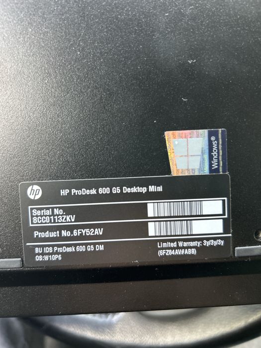 Mini PC Intel Nuc - NUC7i3DNFE