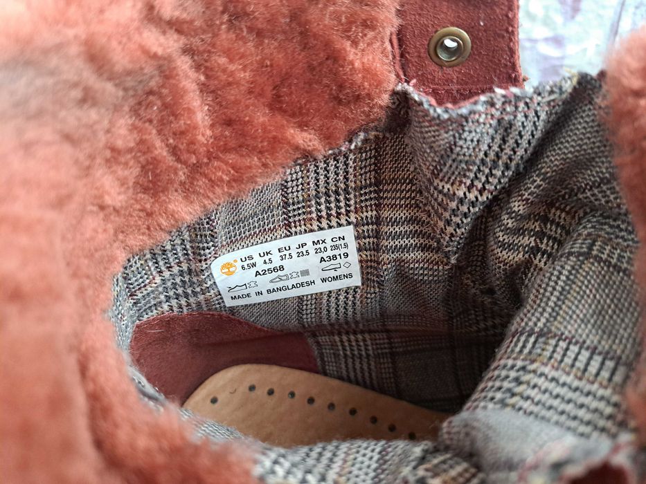 дамски зимни обувки,боти,кубинки,ном37,5,Timberland