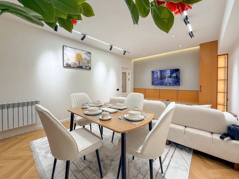 3 ком 67м2 У метро Буюк Ипак Йули Новый ремонт мебель техника