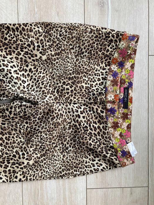 Marc Cain Animal Print leopard pants женски панталон панталони N4