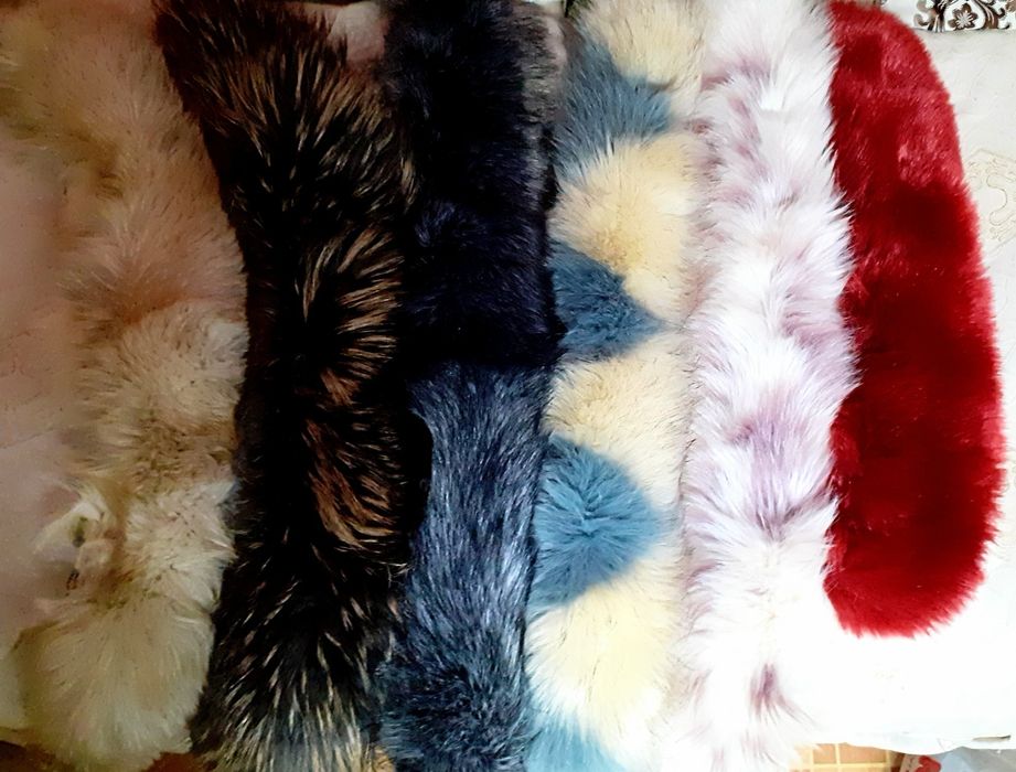 Меховые воротники разные