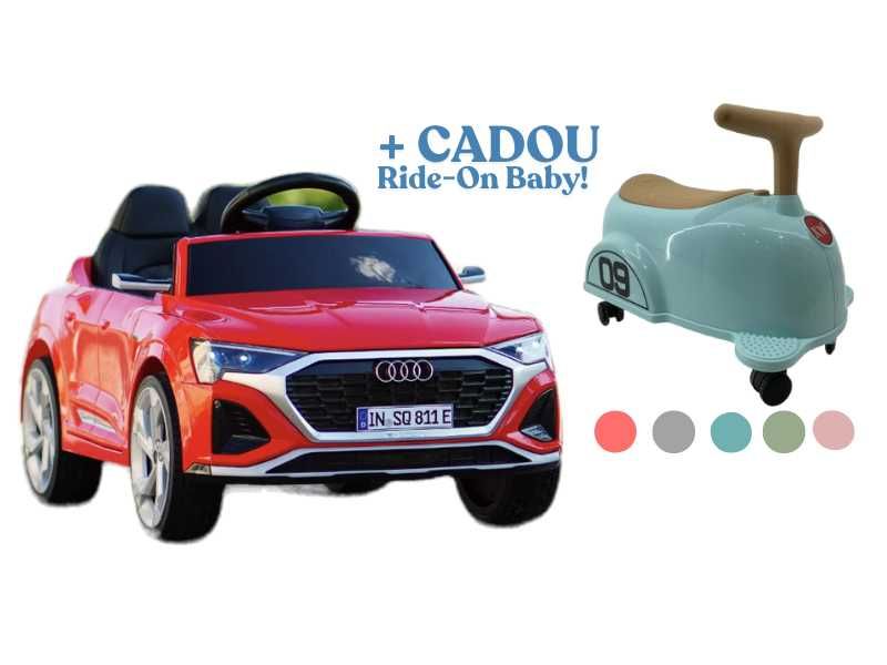 Masinuta electrica copii, Audi SQ8, 70W 12V, tip SUV, cu roti moi NOU