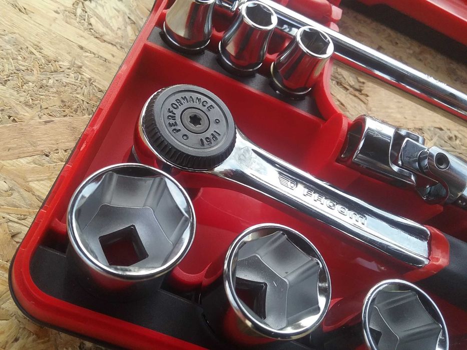 Facom 3/8 " Trusa  tubulare clichet , 18 piese  , Noua  made in France