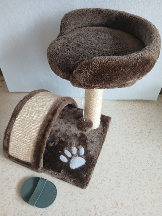 Катерушка, къща за котка + четка