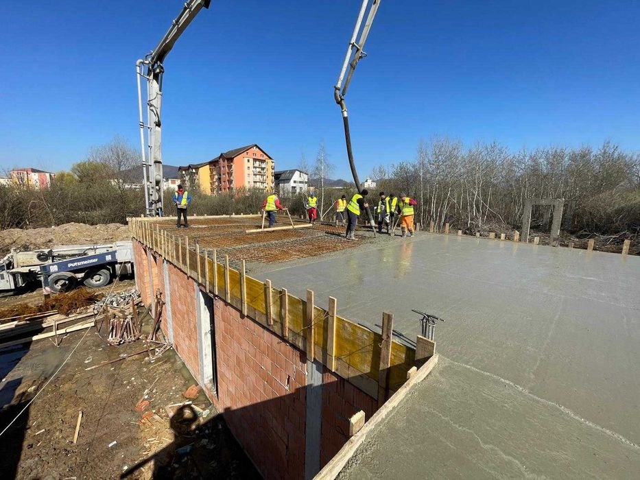 Executăm lucrări de construcții: structuri, fundații, case la roșu etc
