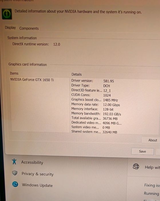 Laptop Dell XPS 15 9500 i9 64GB RAM