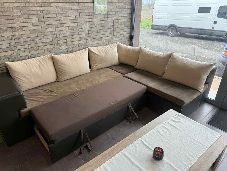 Диван ъглов три части