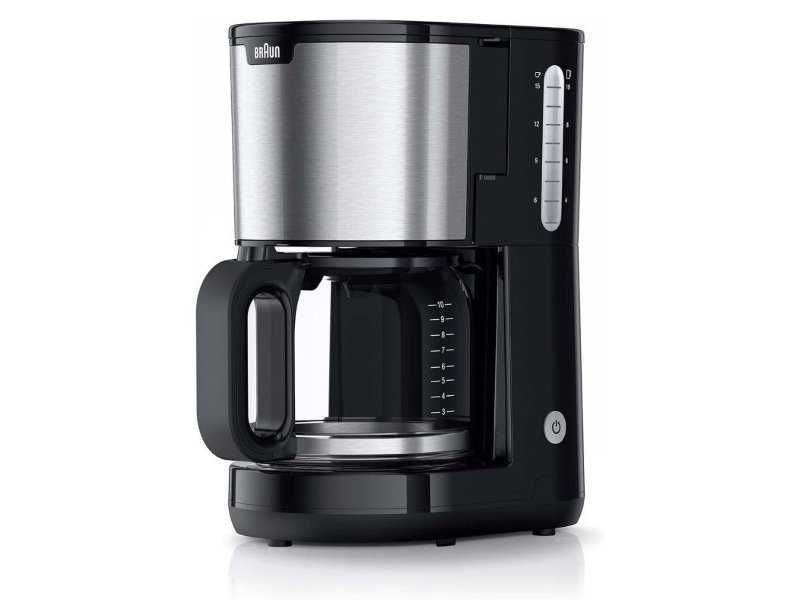 Кафемашина за Шварц Кафе Braun KF1500BK за 10 Чаши, 1000W