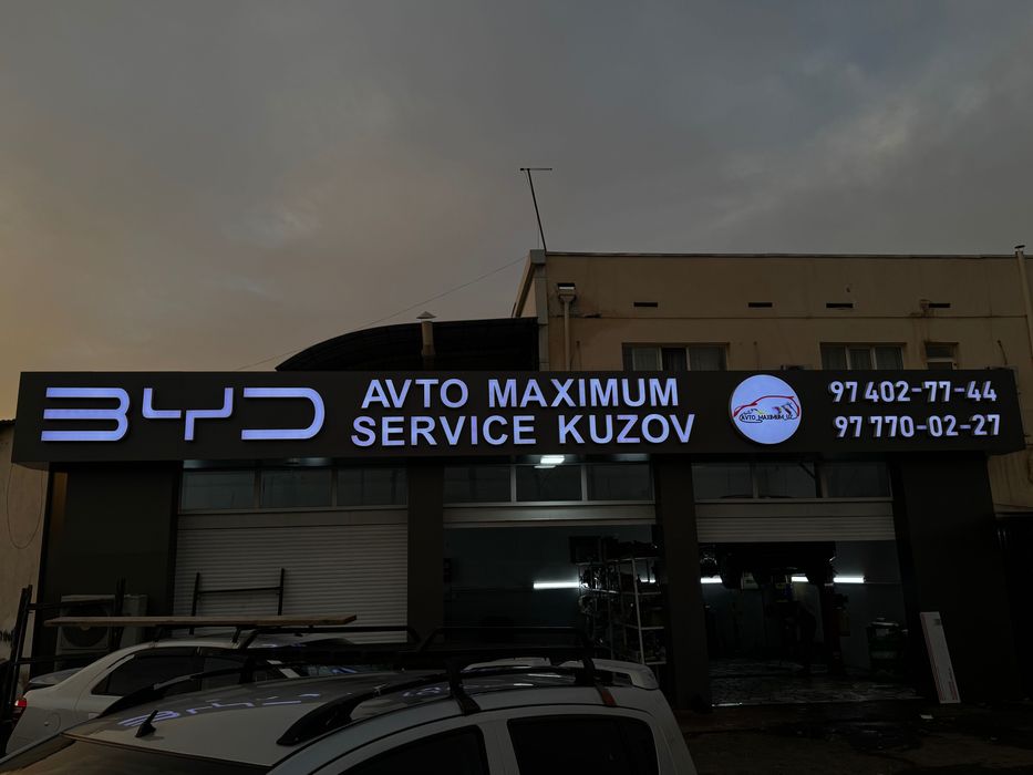 Tashqi Reklama 3D harfalar -10% chegirmada