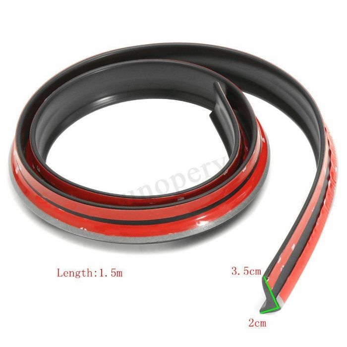 Лип Спойлер SAMURAI за заден капак, ЧЕРЕН, КАРБОН