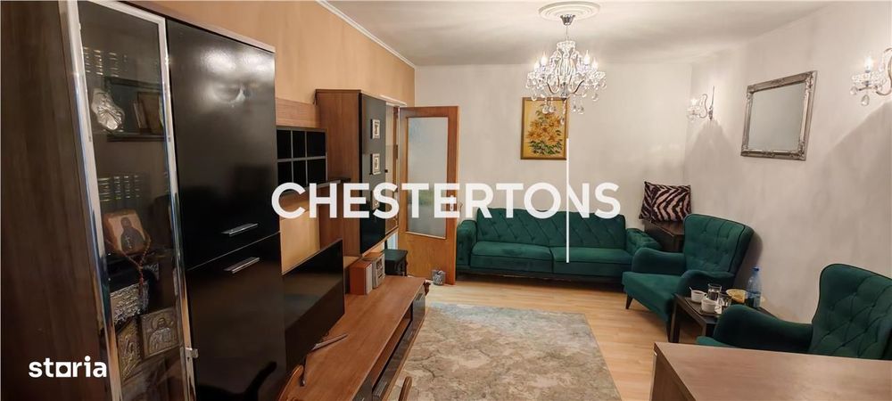Apartament 2 camere, mobilat, utilat, bloc anvelopat, loc de parcare,