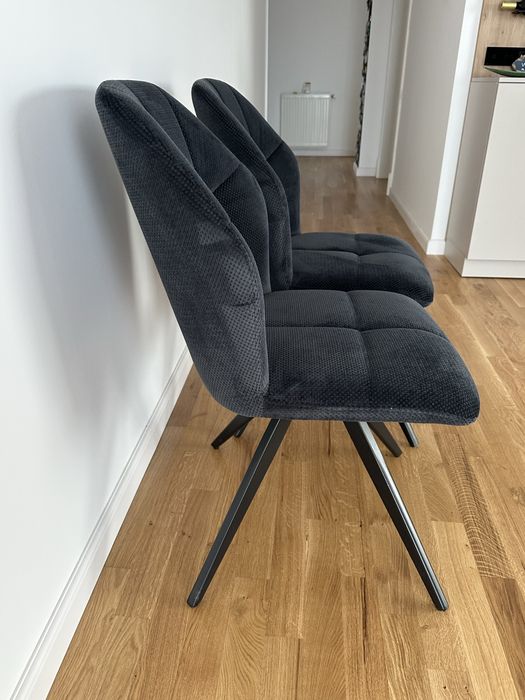 2 Scaune de dining negre